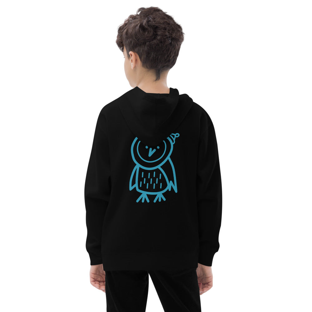 LOOKING FOR VIBES Kids fleece hoodie