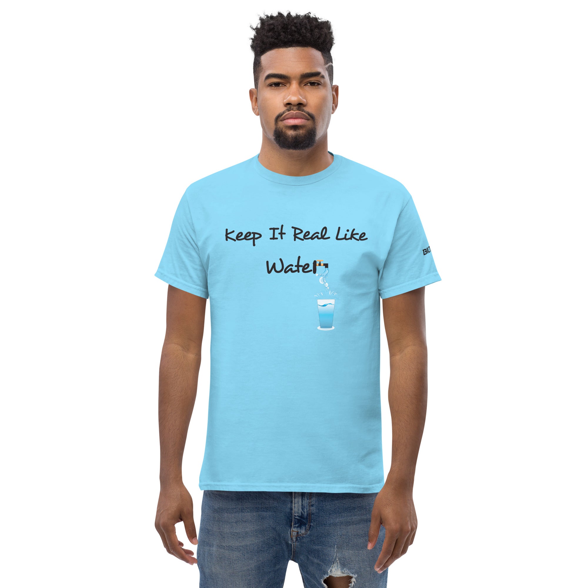 BILTWEAR "keep it real like water" Men's classic tee