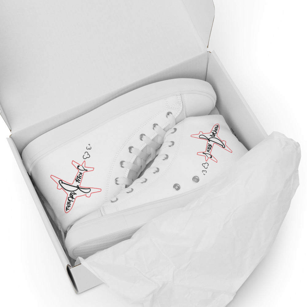 SKYY BROTHERS Men’s high top canvas shoes