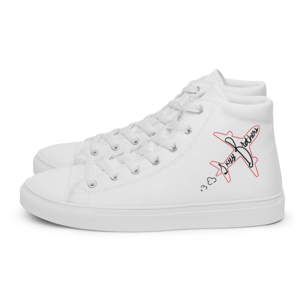 SKYY BROTHERS Men’s high top canvas shoes