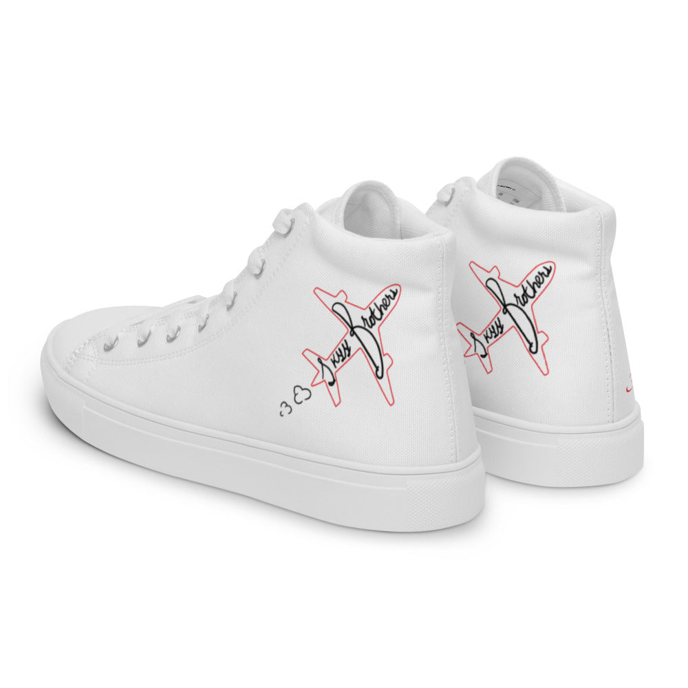 SKYY BROTHERS Men’s high top canvas shoes