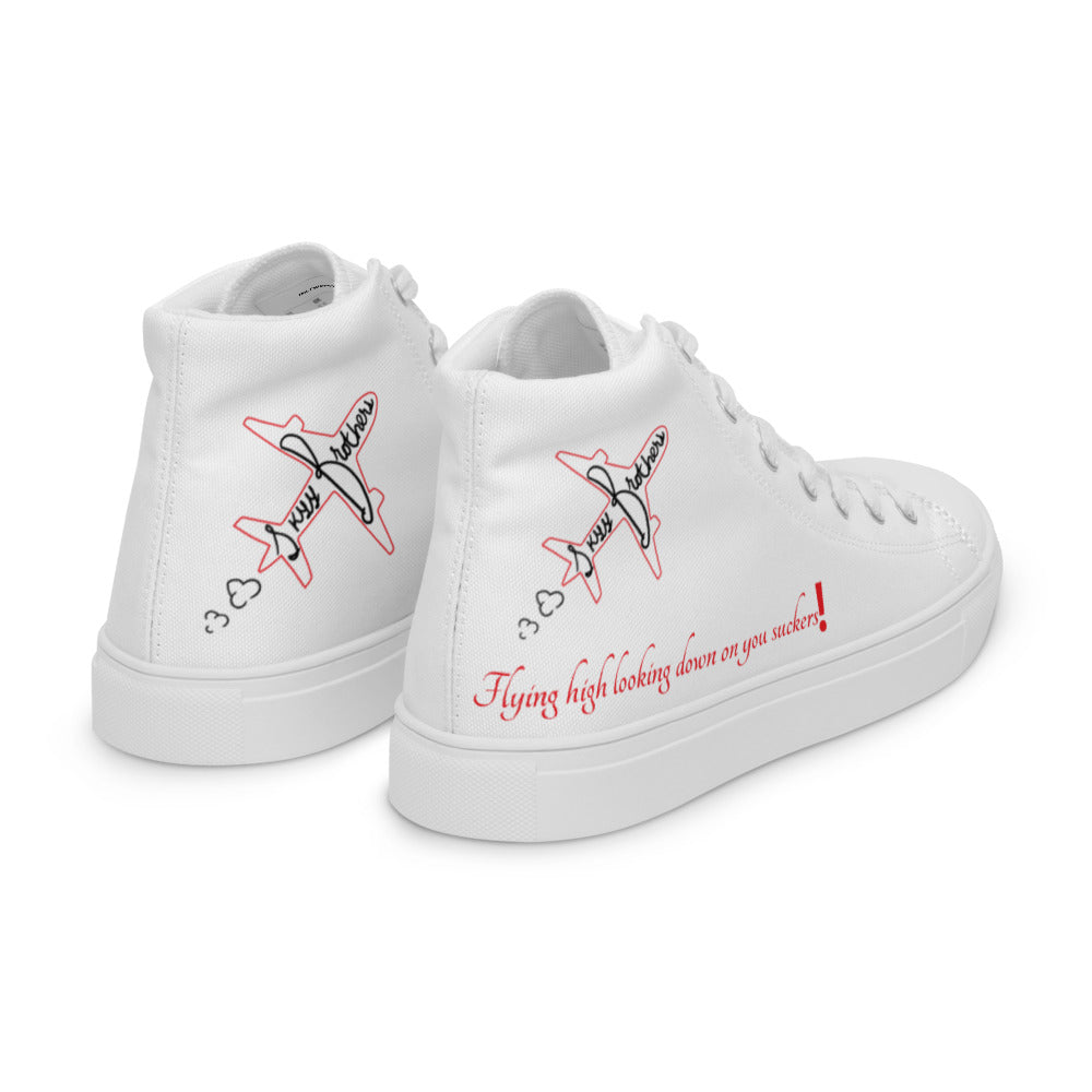 SKYY BROTHERS Men’s high top canvas shoes