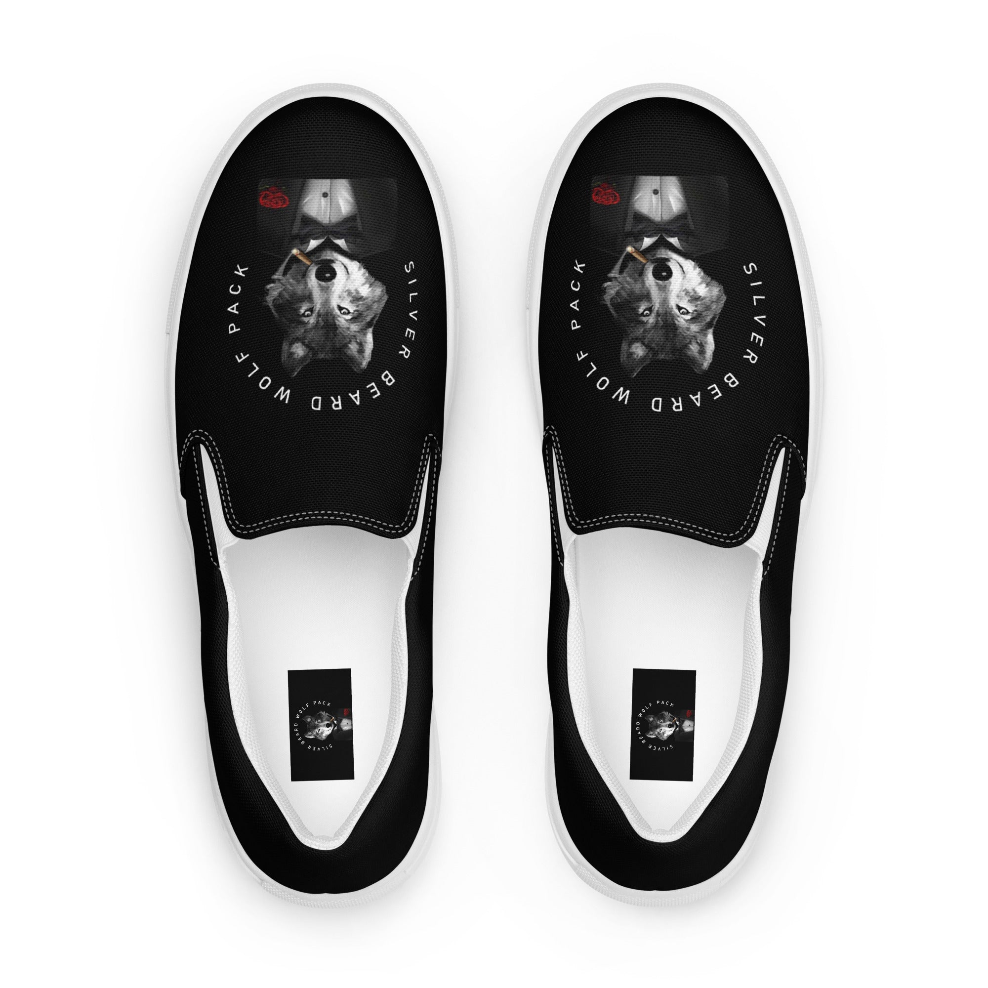 BILTWEAR SILVER BEARD WOLF PACK Men’s slip-on canvas shoes