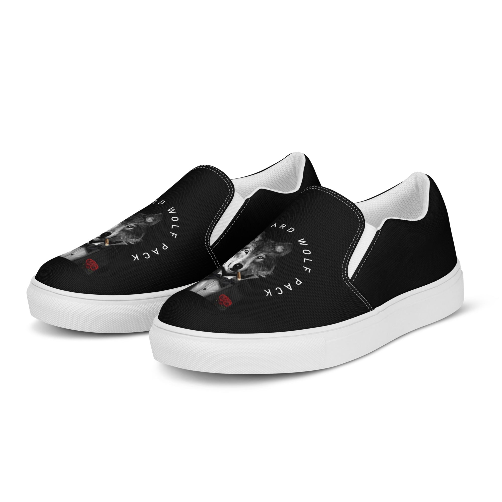 BILTWEAR SILVER BEARD WOLF PACK Men’s slip-on canvas shoes