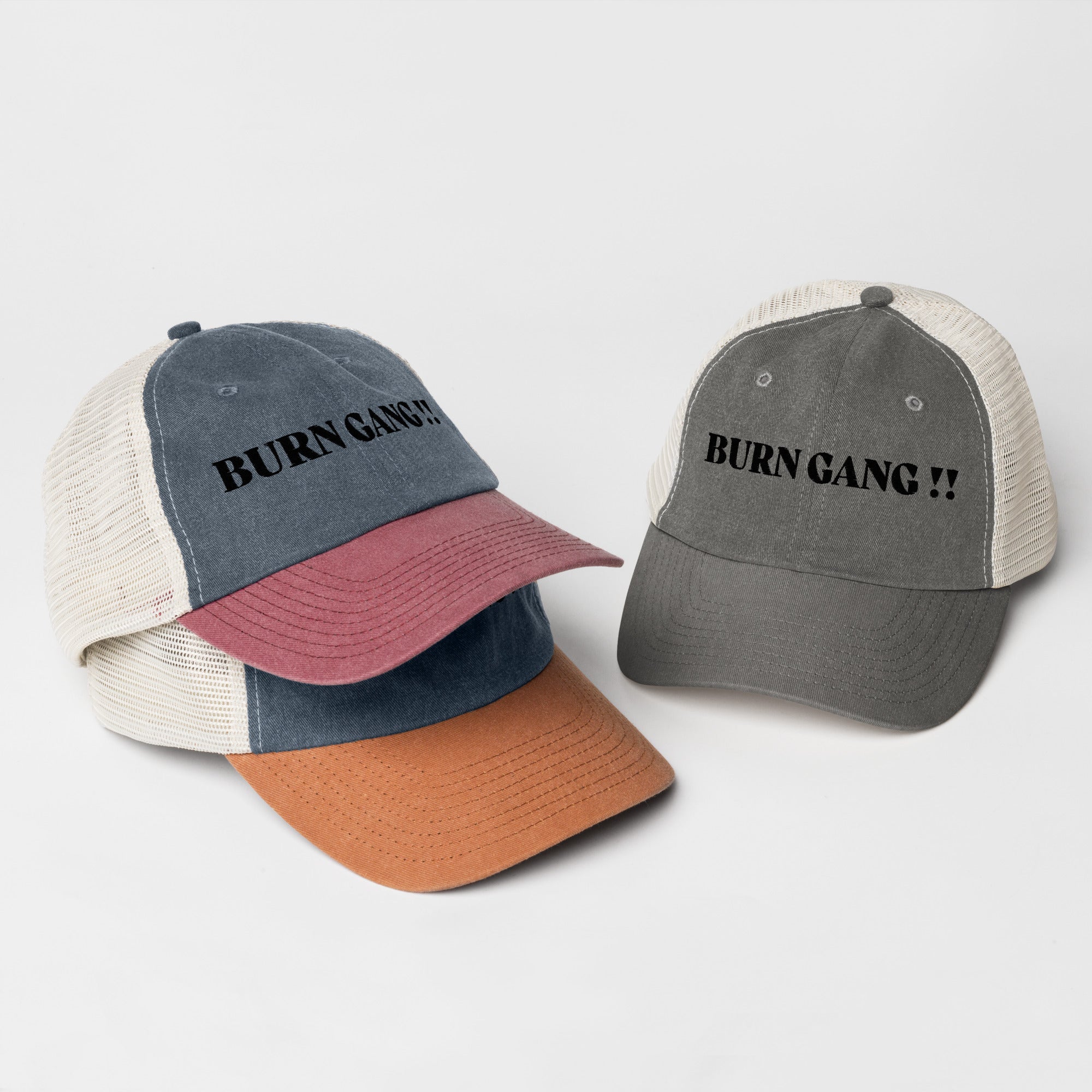 BURN GANG Pigment-dyed cap