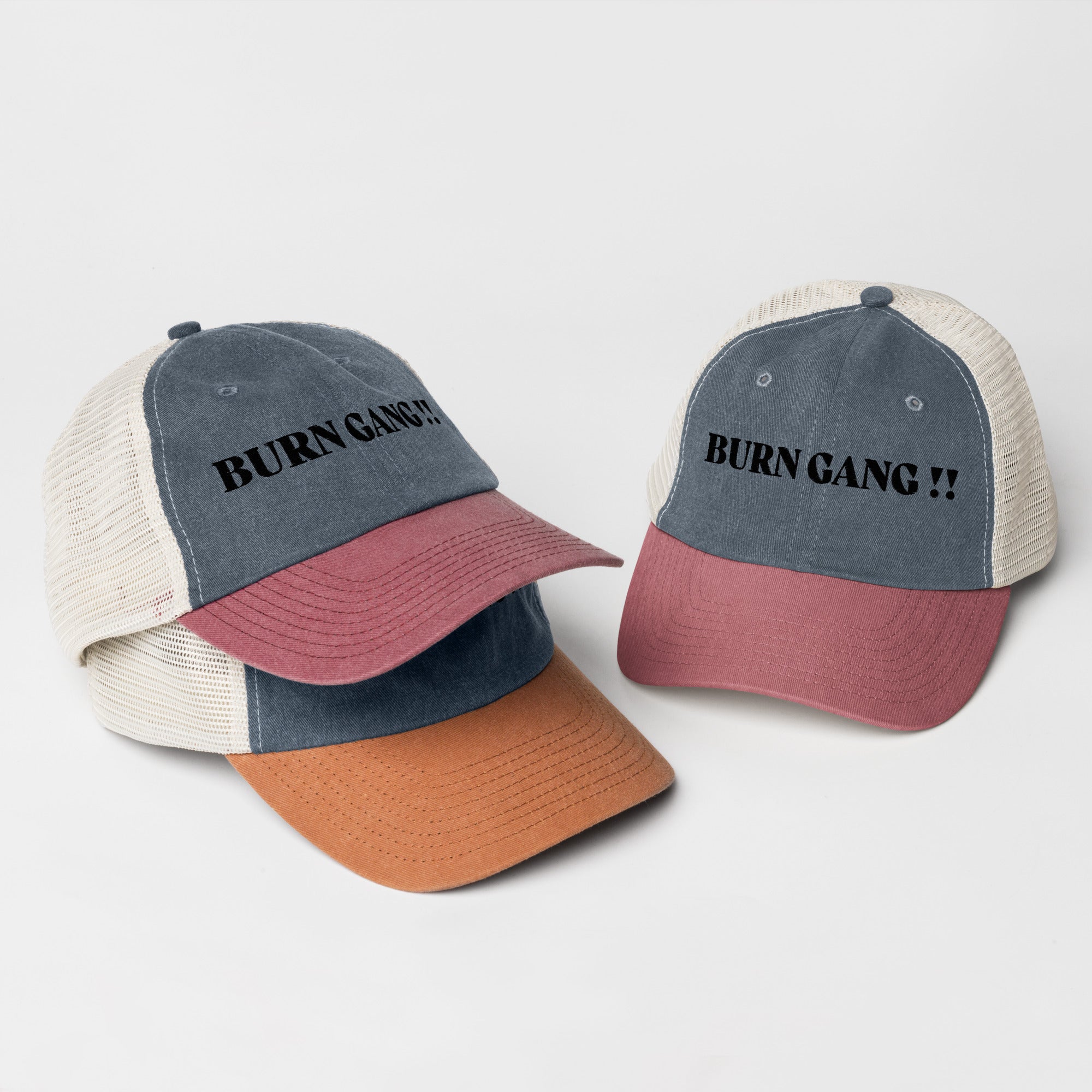 BURN GANG Pigment-dyed cap
