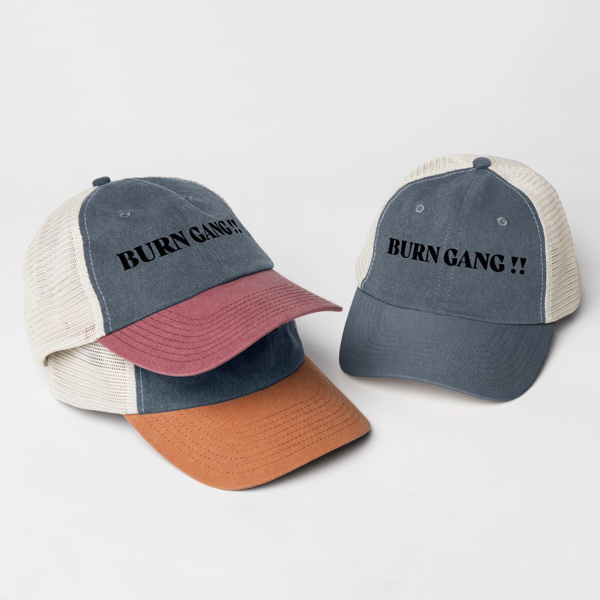 BURN GANG Pigment-dyed cap