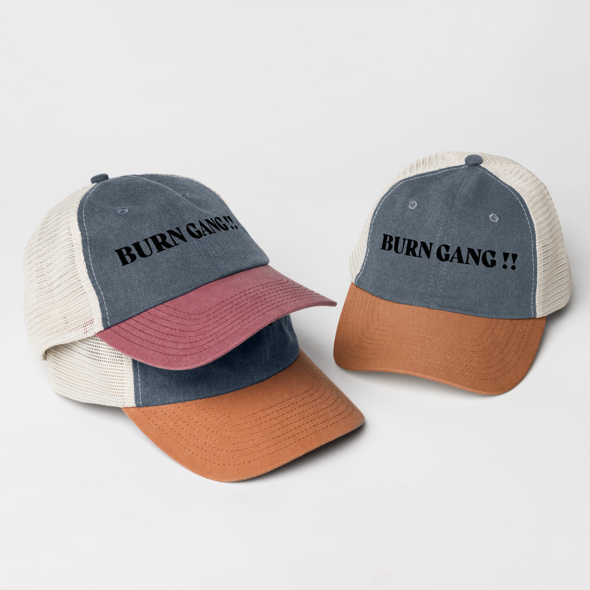 BURN GANG Pigment-dyed cap