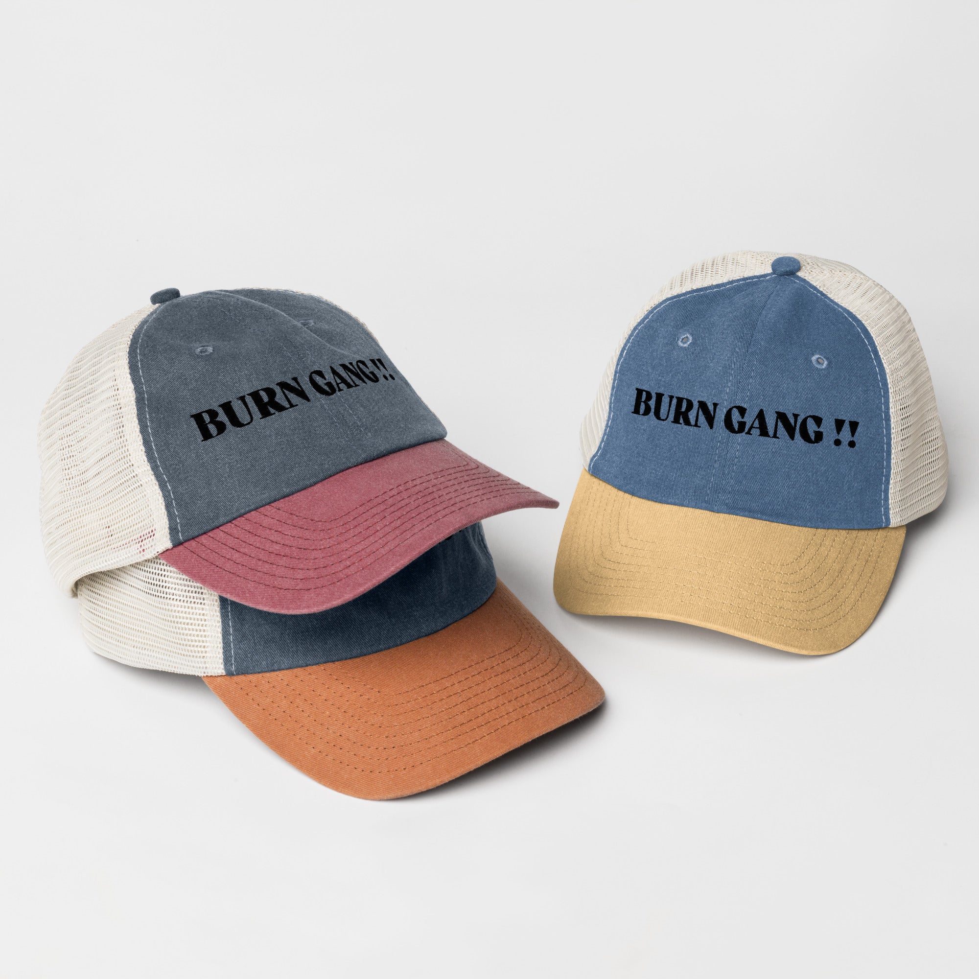 BURN GANG Pigment-dyed cap