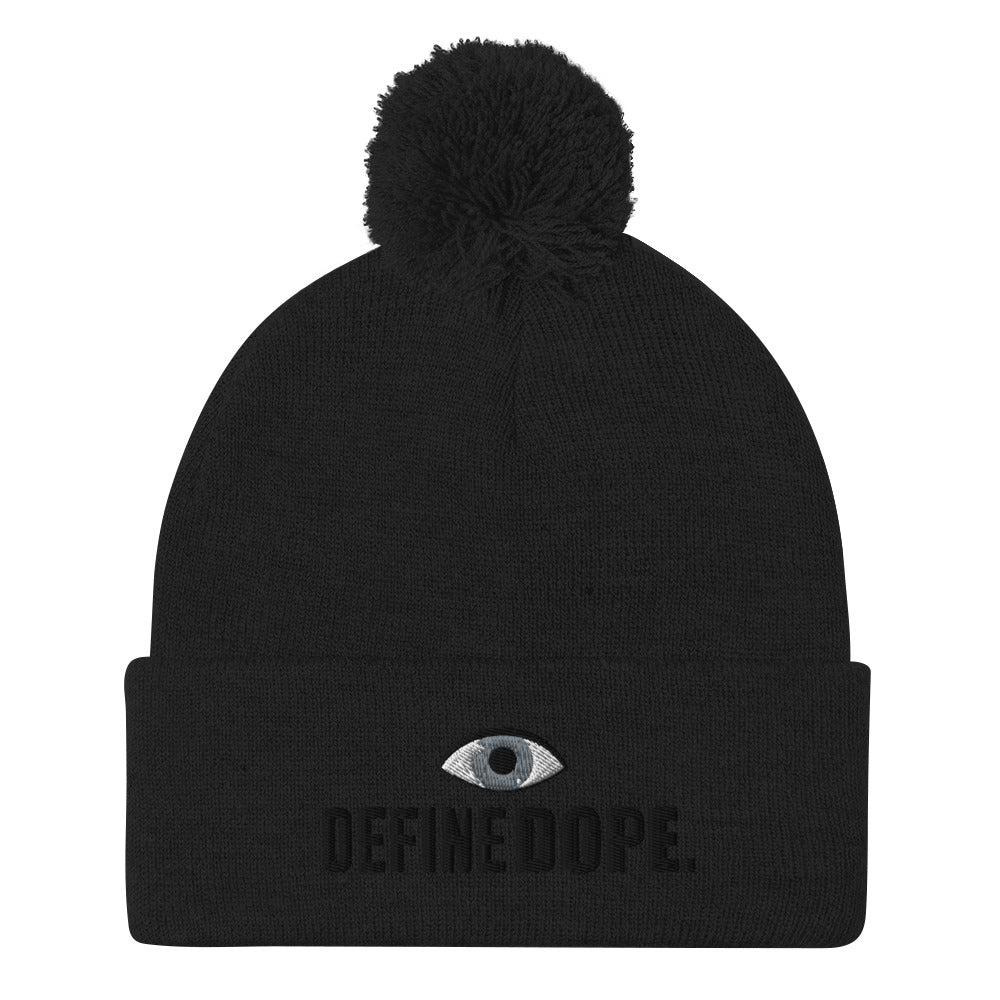 I DEFINE DOPE Pom-Pom Beanie