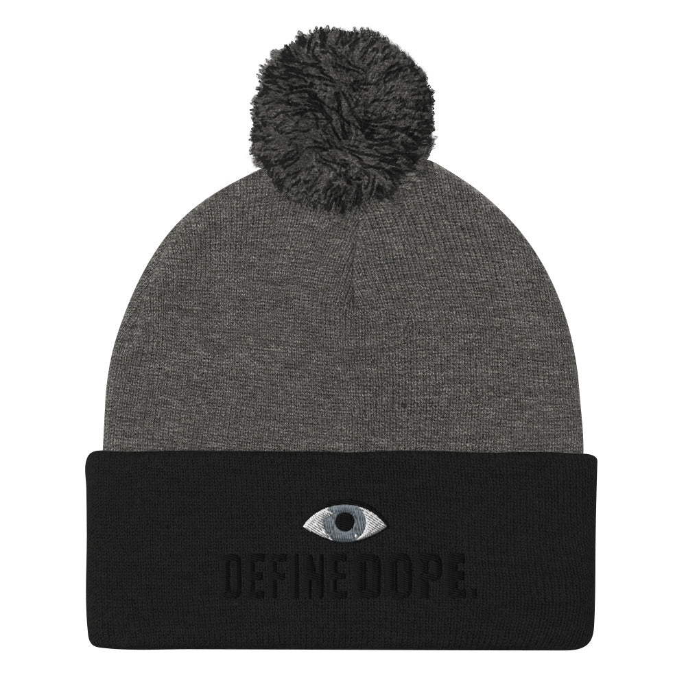I DEFINE DOPE Pom-Pom Beanie