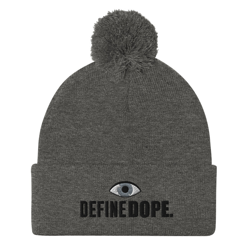 I DEFINE DOPE Pom-Pom Beanie