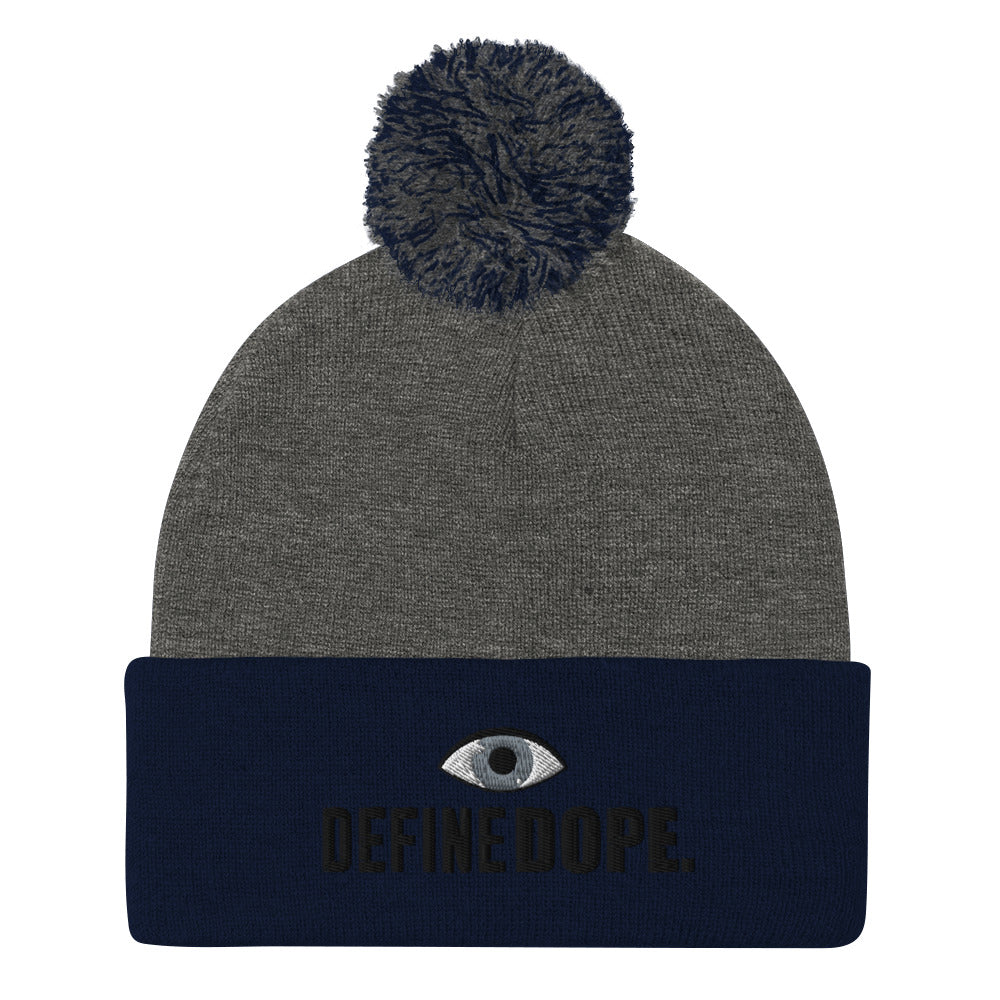 I DEFINE DOPE Pom-Pom Beanie