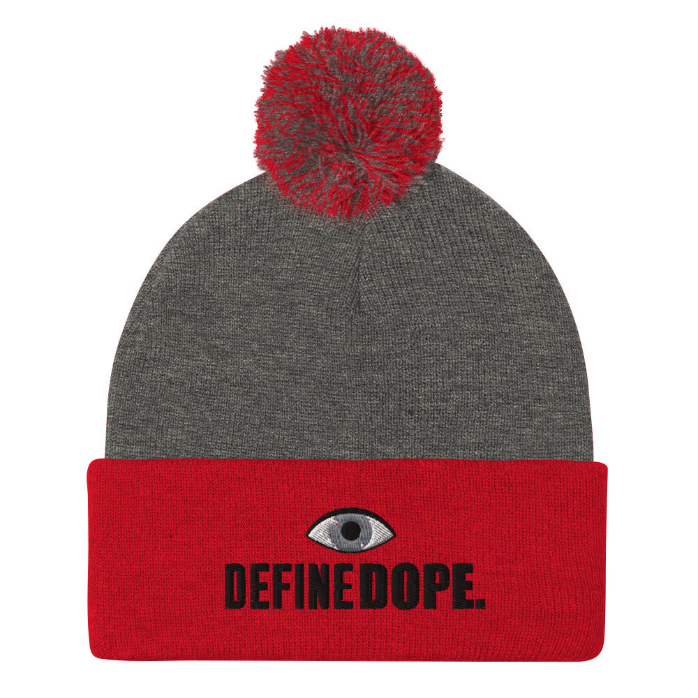 I DEFINE DOPE Pom-Pom Beanie