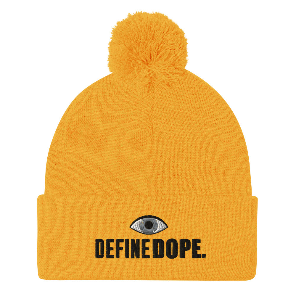 I DEFINE DOPE Pom-Pom Beanie
