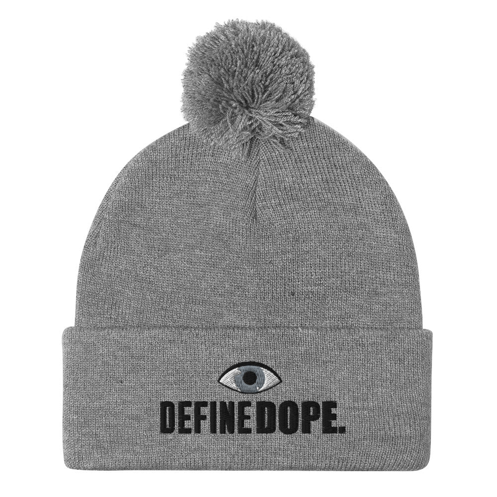 I DEFINE DOPE Pom-Pom Beanie