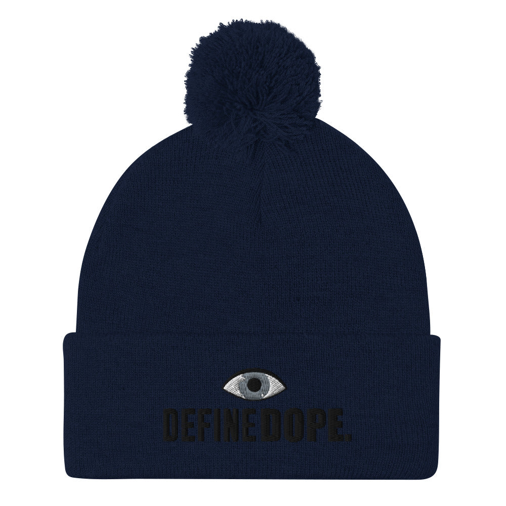 I DEFINE DOPE Pom-Pom Beanie
