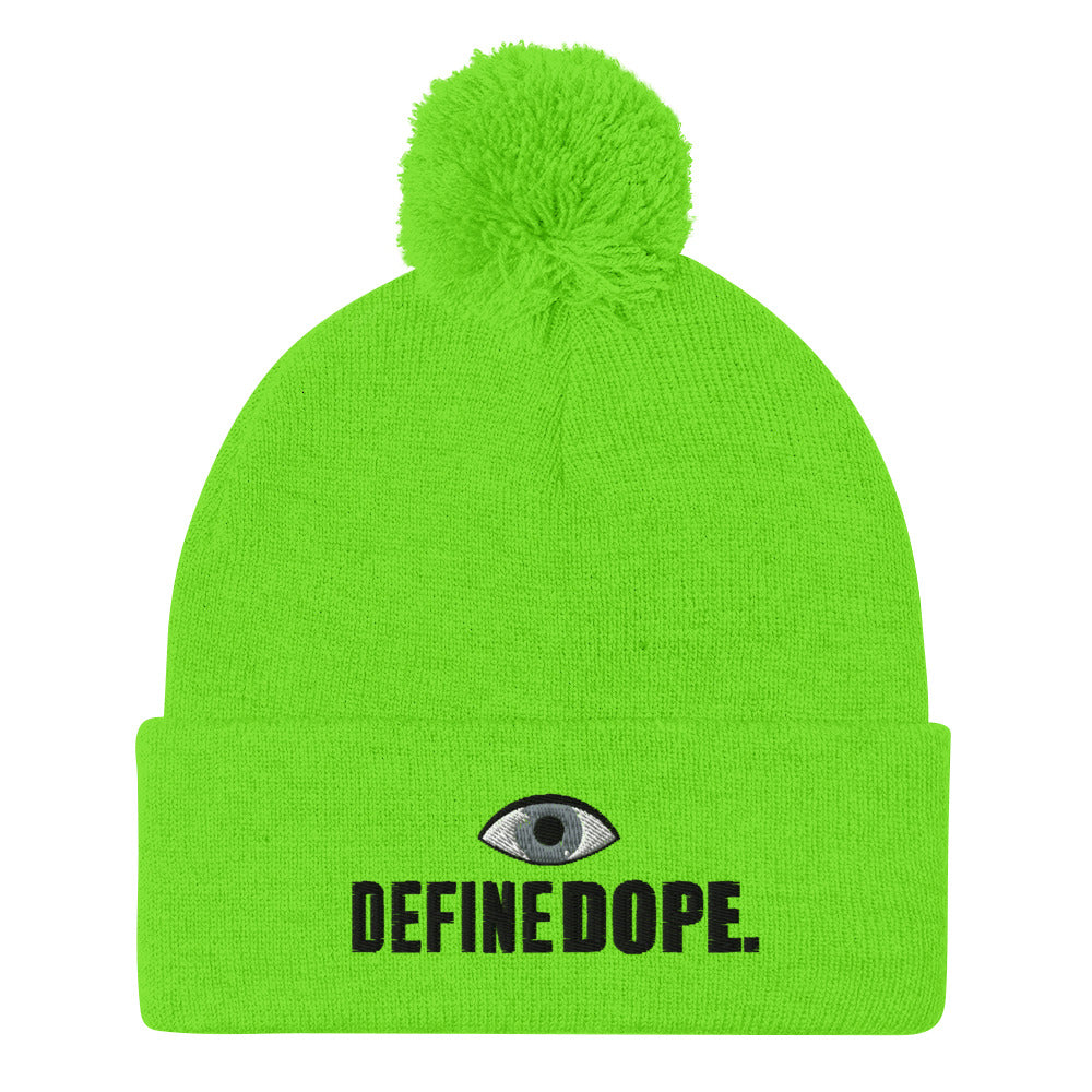 I DEFINE DOPE Pom-Pom Beanie