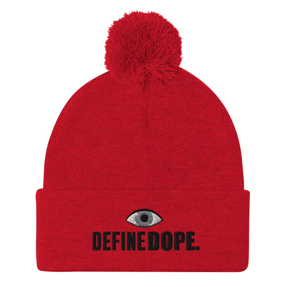 I DEFINE DOPE Pom-Pom Beanie