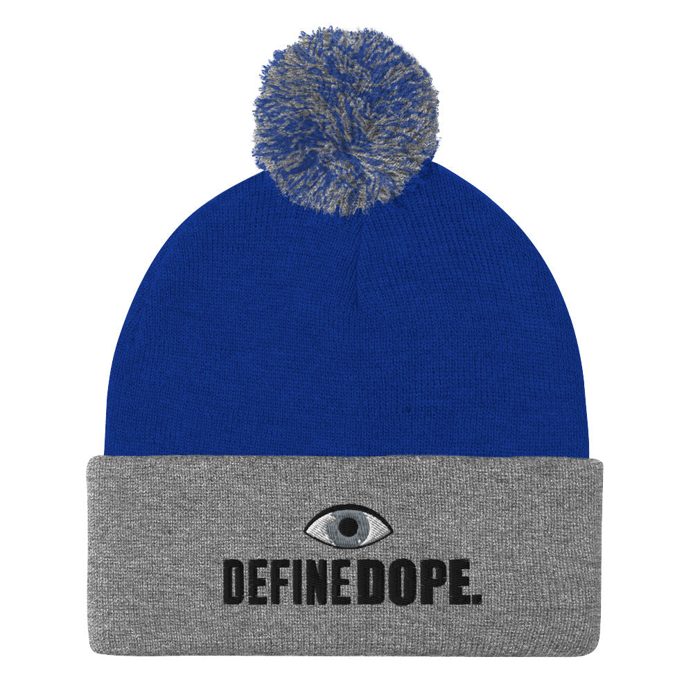 I DEFINE DOPE Pom-Pom Beanie