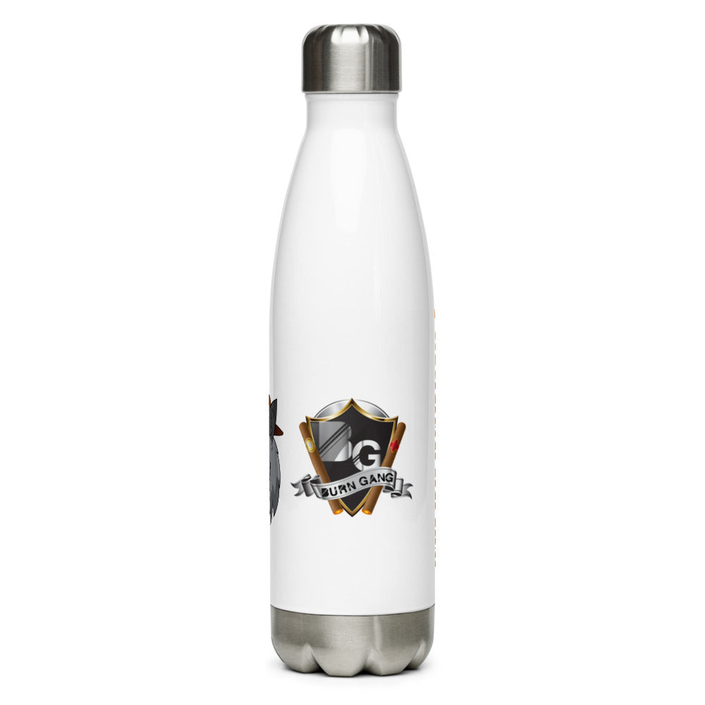 BURN GANG Multi Logo Stainless Steel Water Bottle