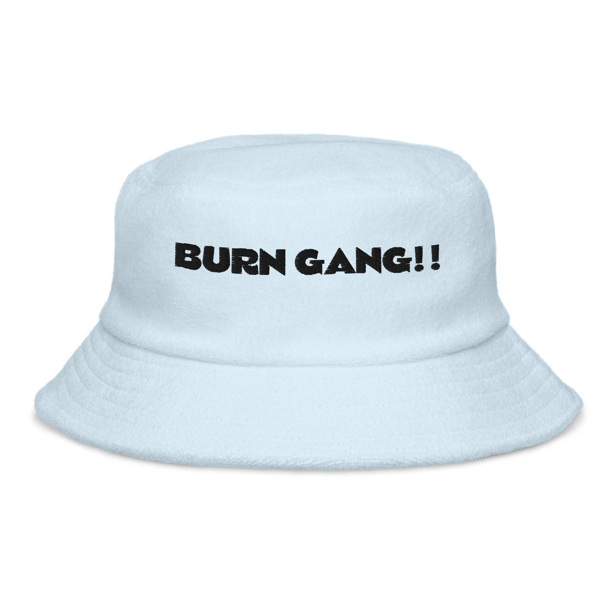 BURN GANG Terry cloth bucket hat
