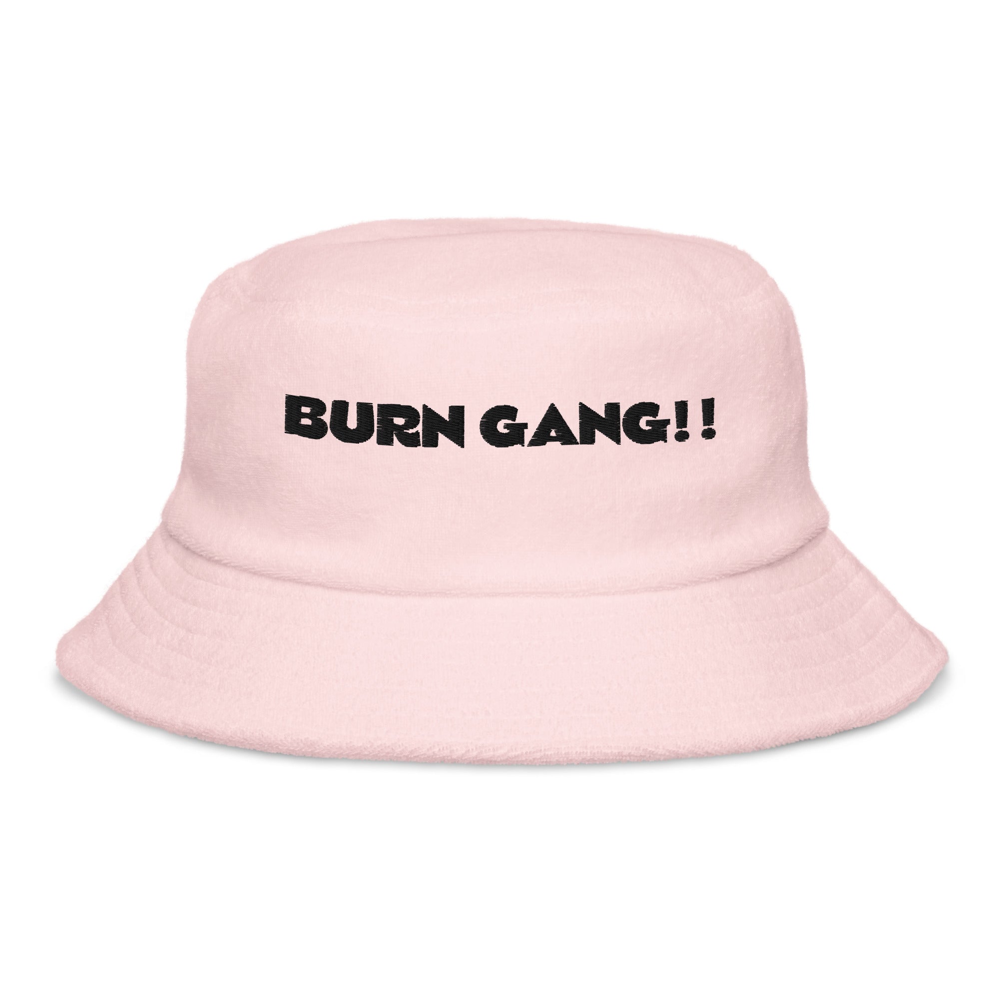 BURN GANG Terry cloth bucket hat