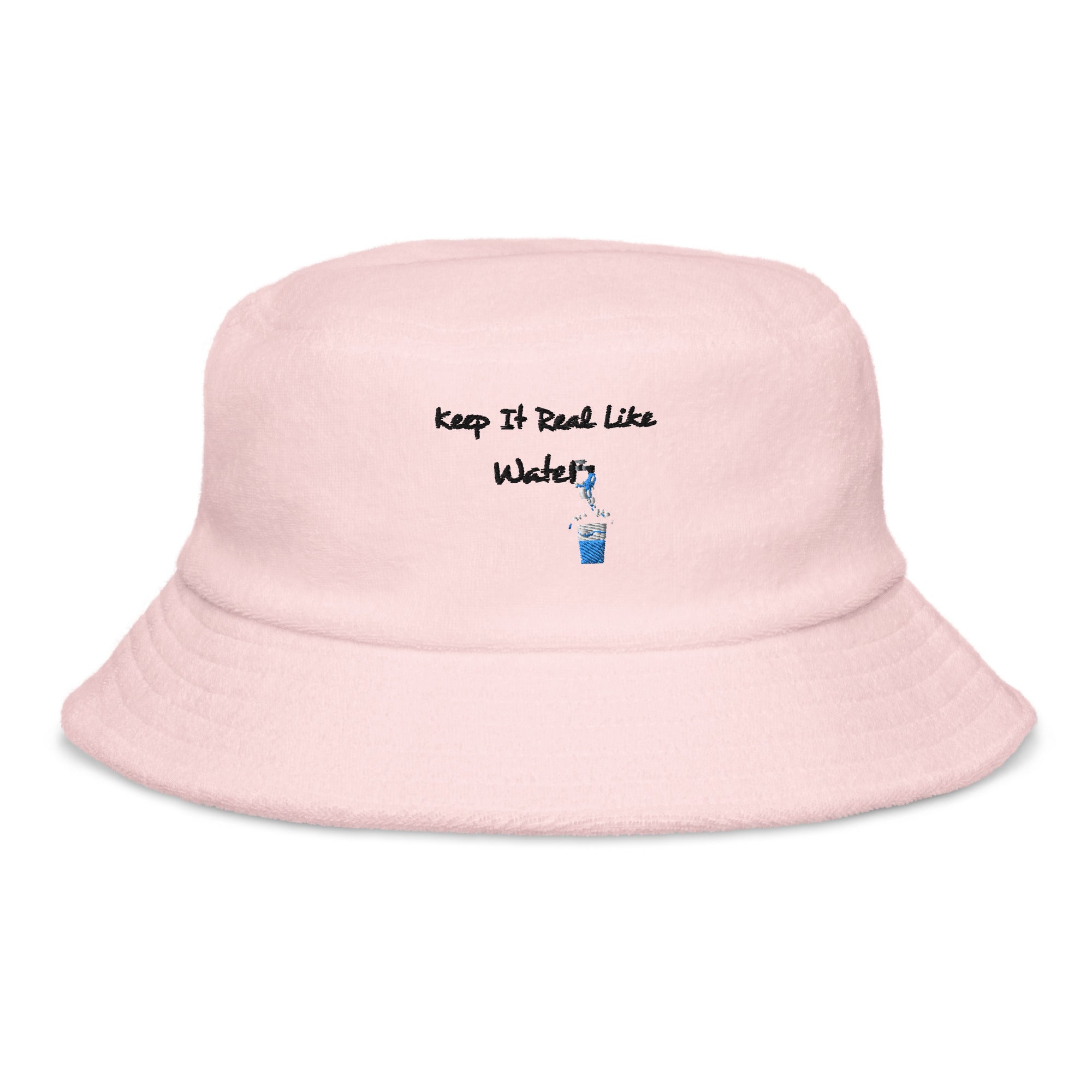 BILTWEAR "keep it real like water" Terry cloth bucket hat