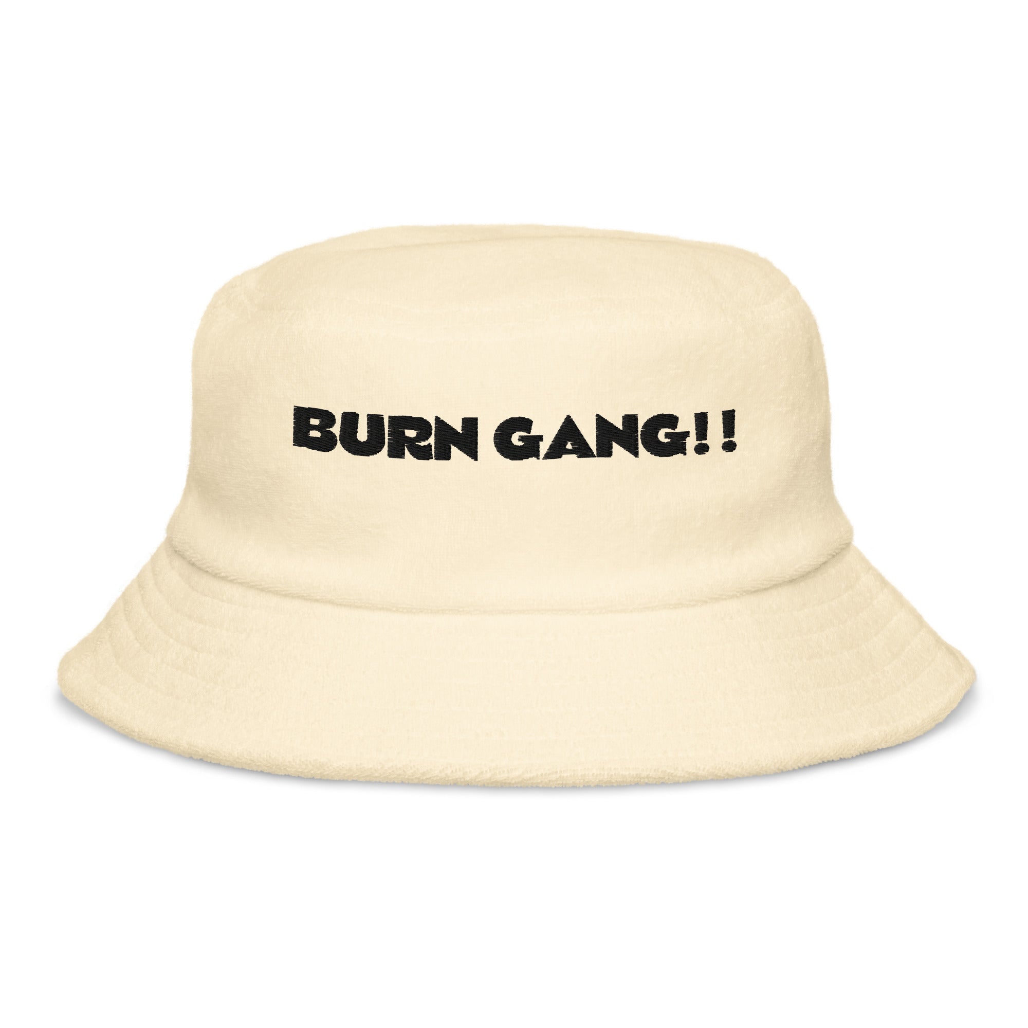 BURN GANG Terry cloth bucket hat