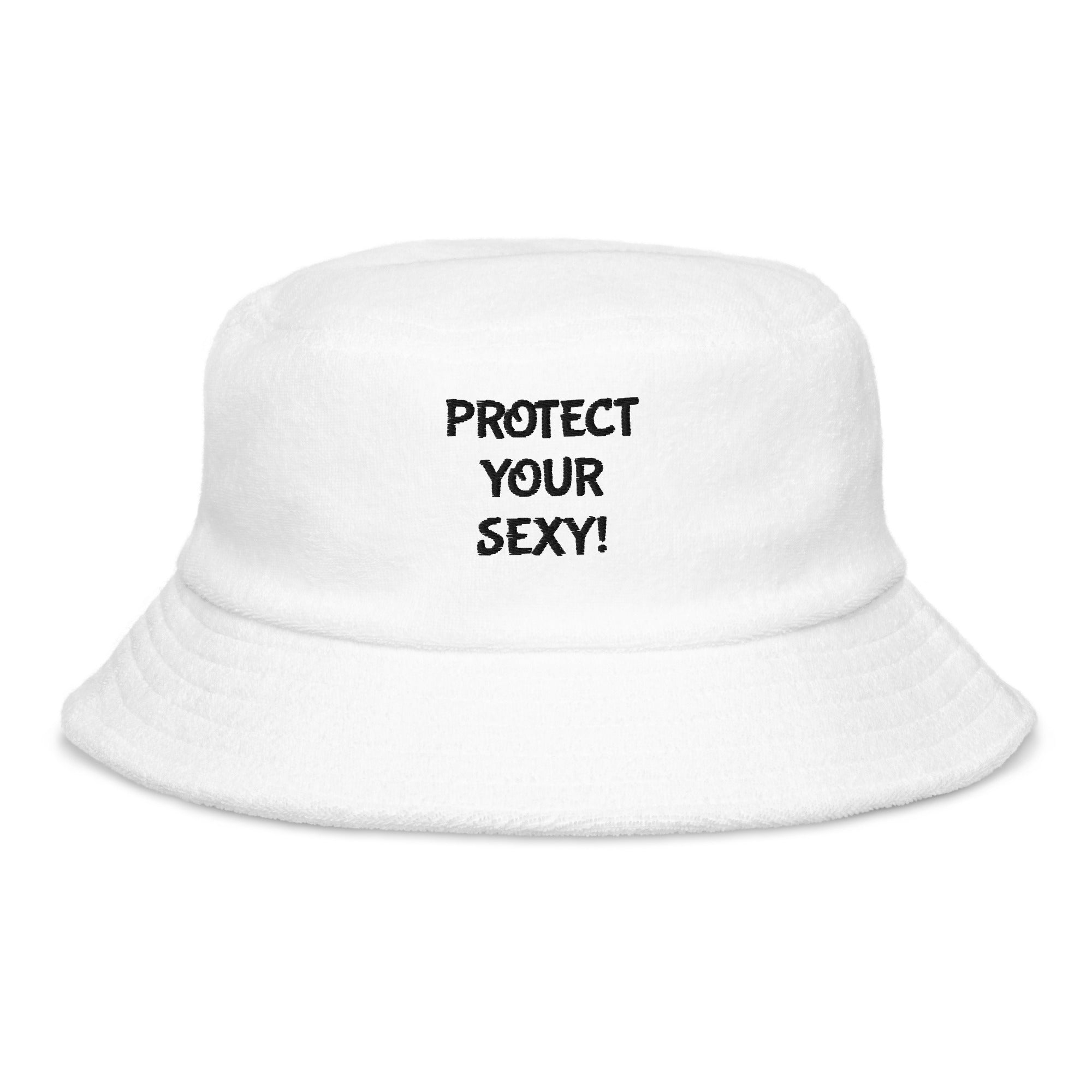 BILTWEAR Protect Your Sexy terry cloth bucket hat