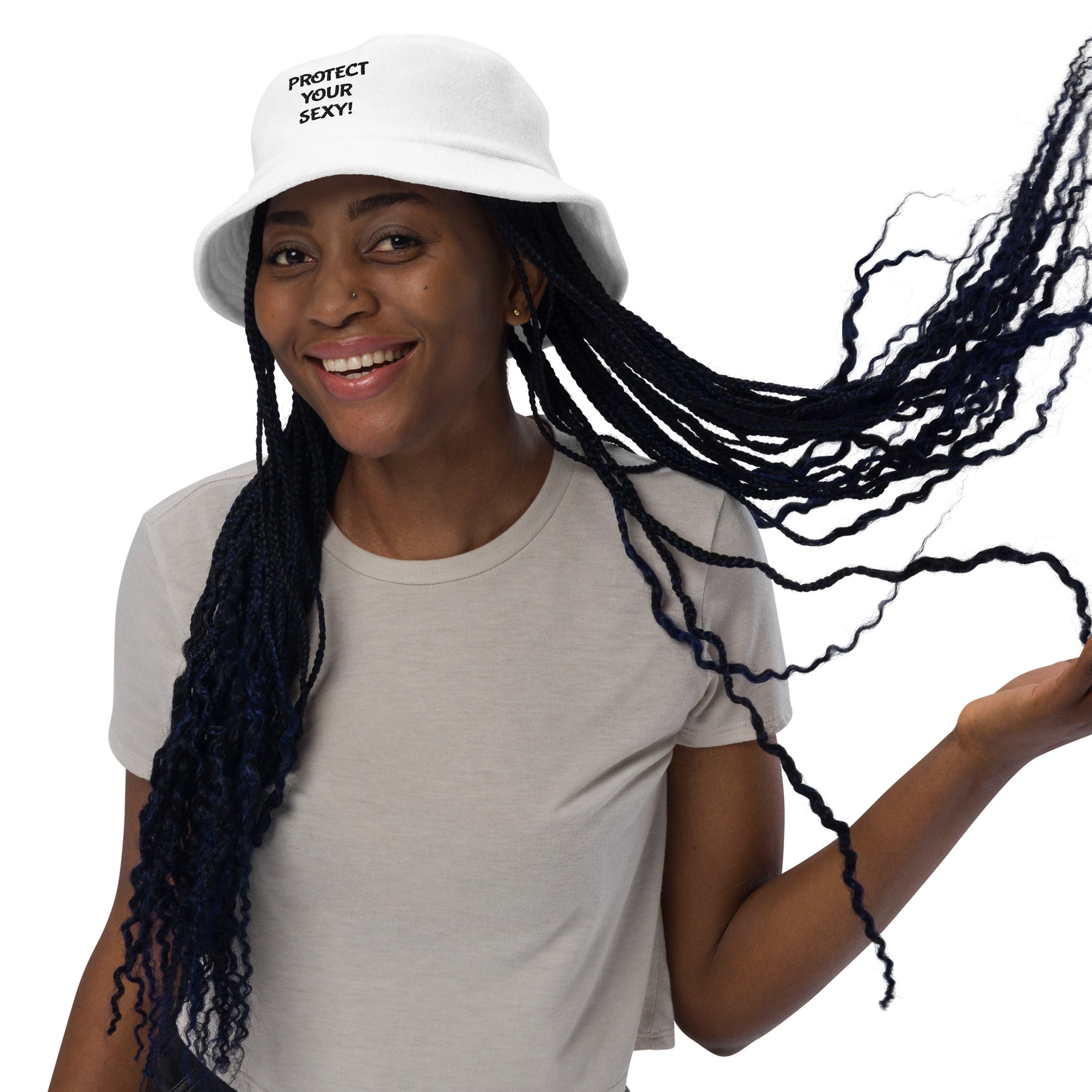 BILTWEAR Protect Your Sexy terry cloth bucket hat