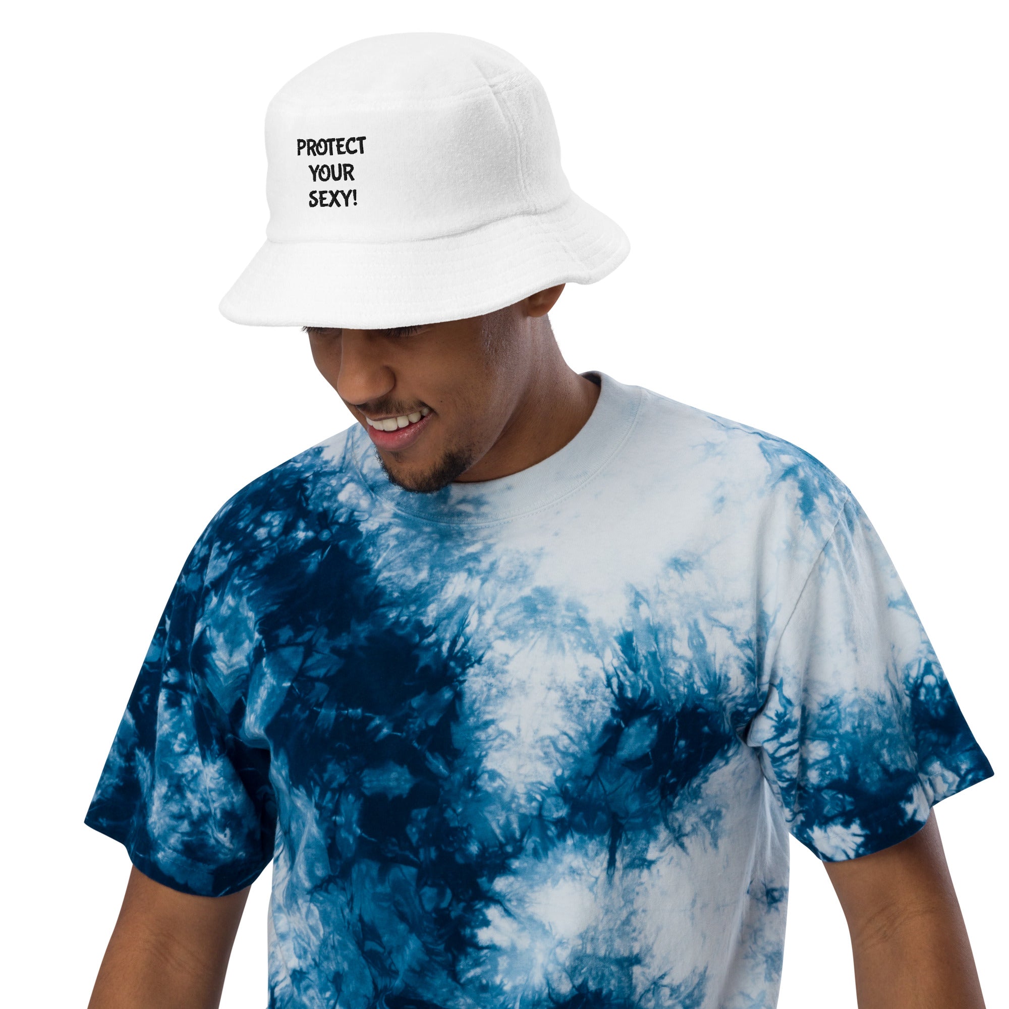 BILTWEAR Protect Your Sexy terry cloth bucket hat