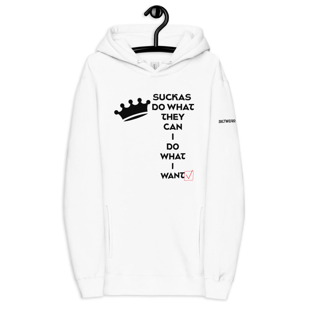 BILTWEAR Suckas Do What They Can Unisex fashion hoodie