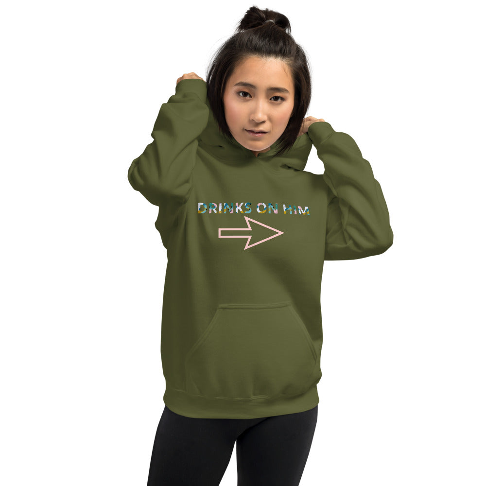 714 Drinks On Him Unisex Hoodie