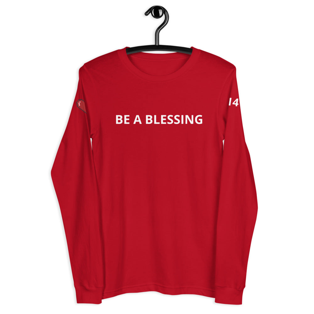 BE A BLESSING Unisex Long Sleeve Tee