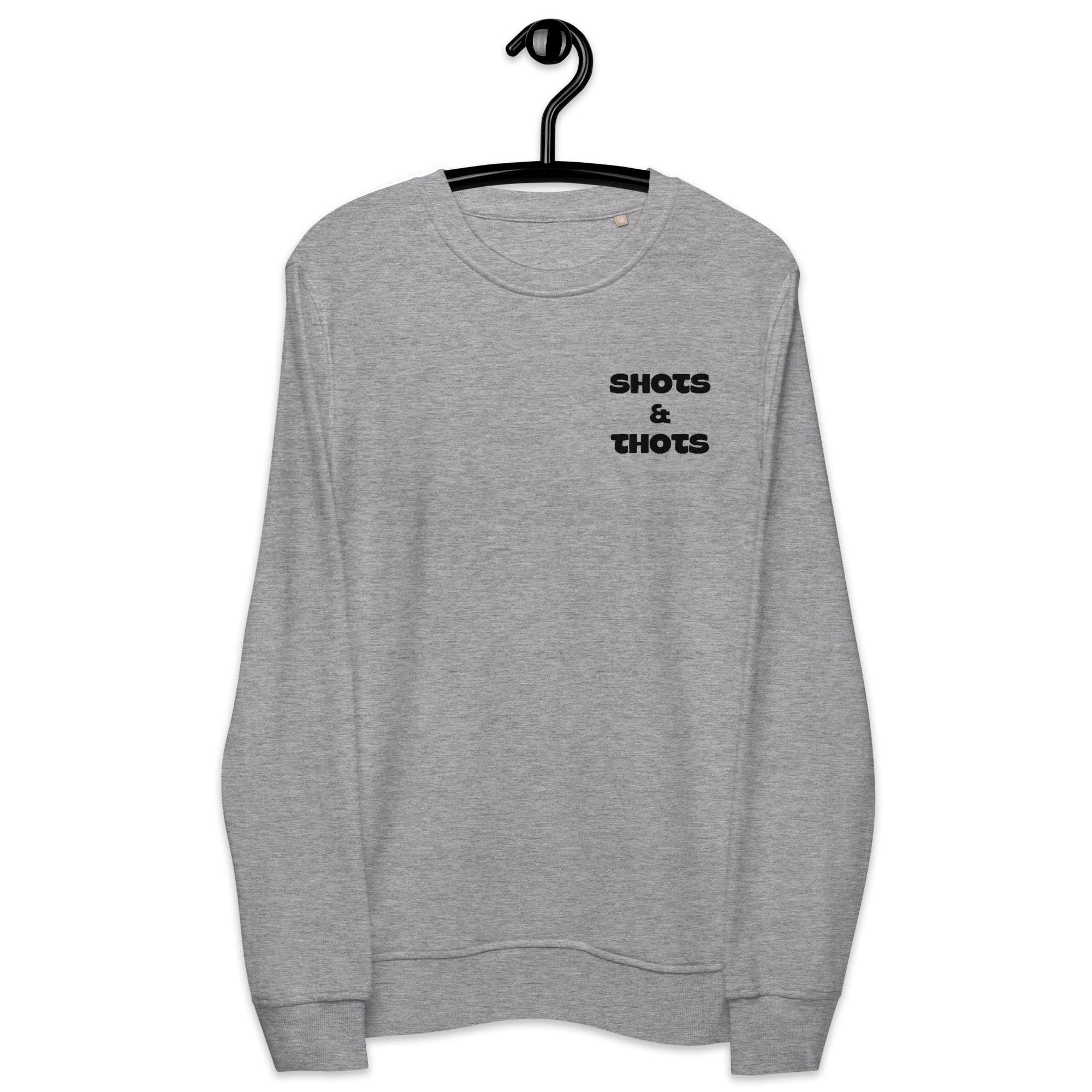 BILTWEAR SHOTS & THOTS Unisex organic sweatshirt