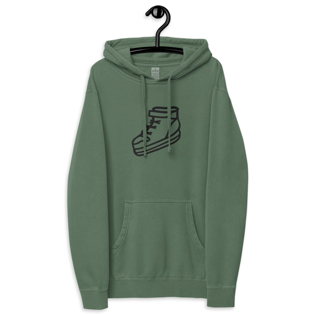 BILTWEAR Old School Sneaker Unisex pigment dyed hoodie