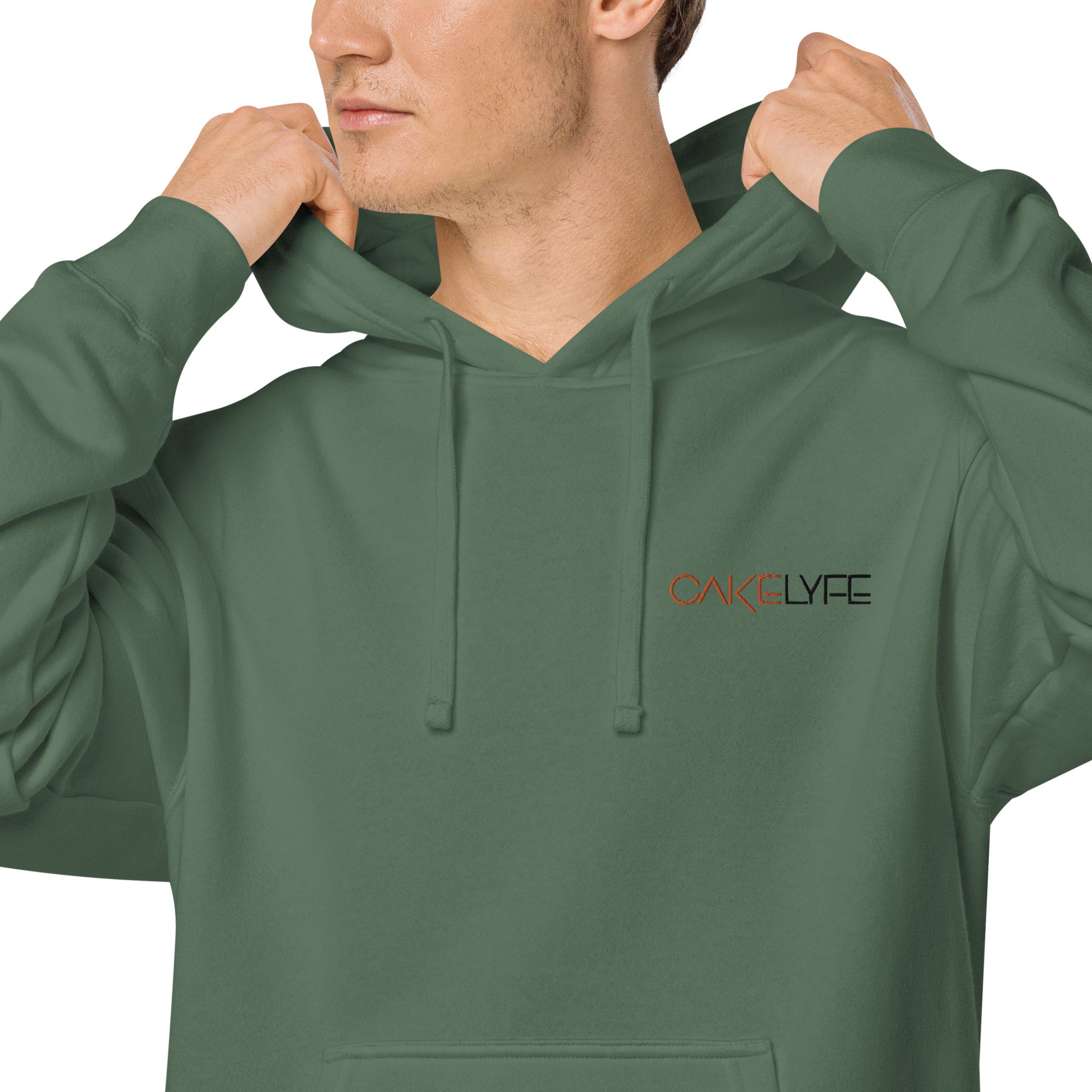 CAKELYFE Unisex pigment-dyed hoodie