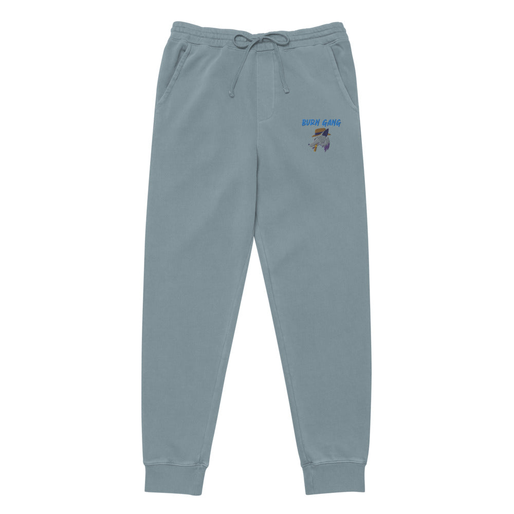 BURN GANG Wolf Unisex pigment dyed sweatpants