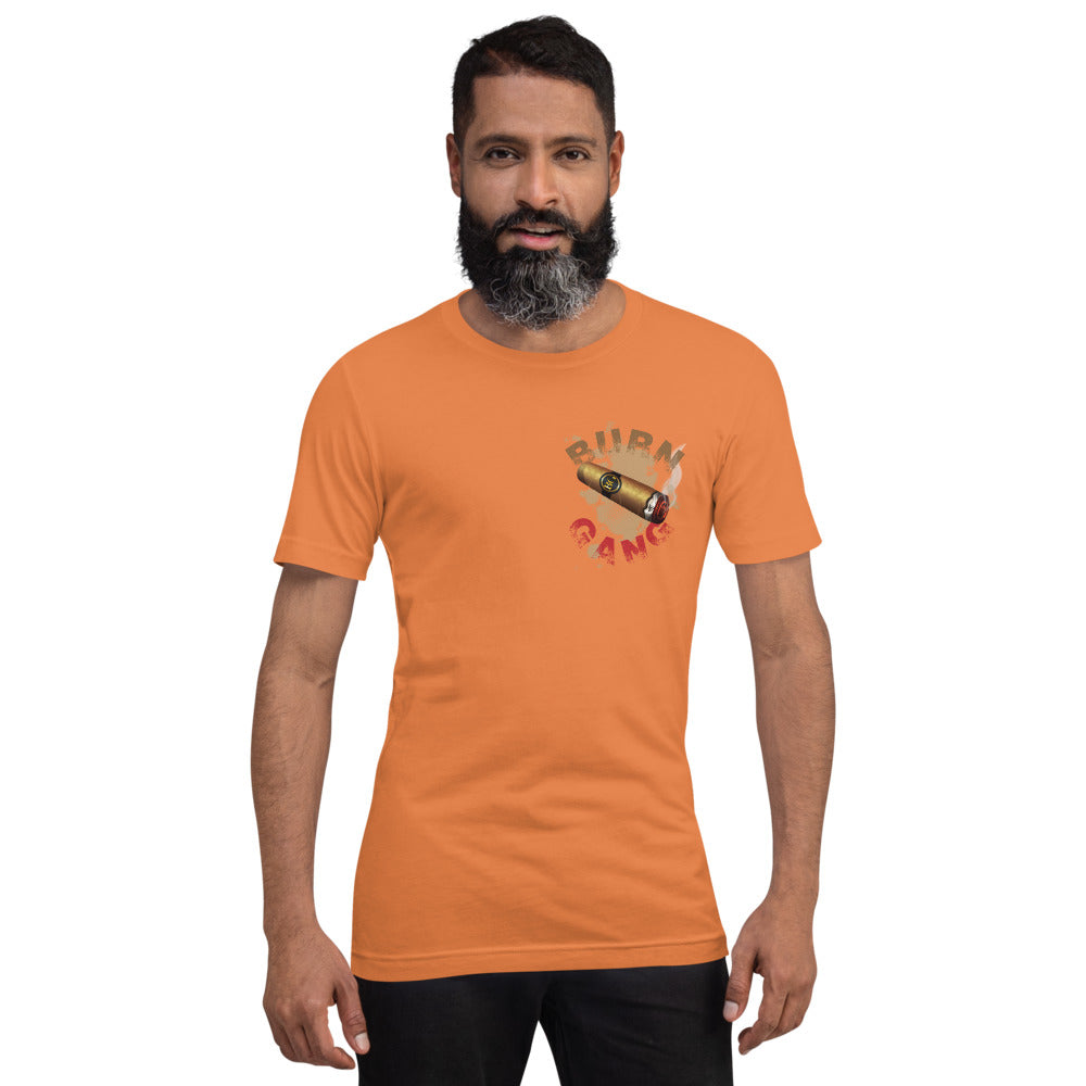 BURN GANG Oversized Cigar Short-Sleeve Unisex T-Shirt