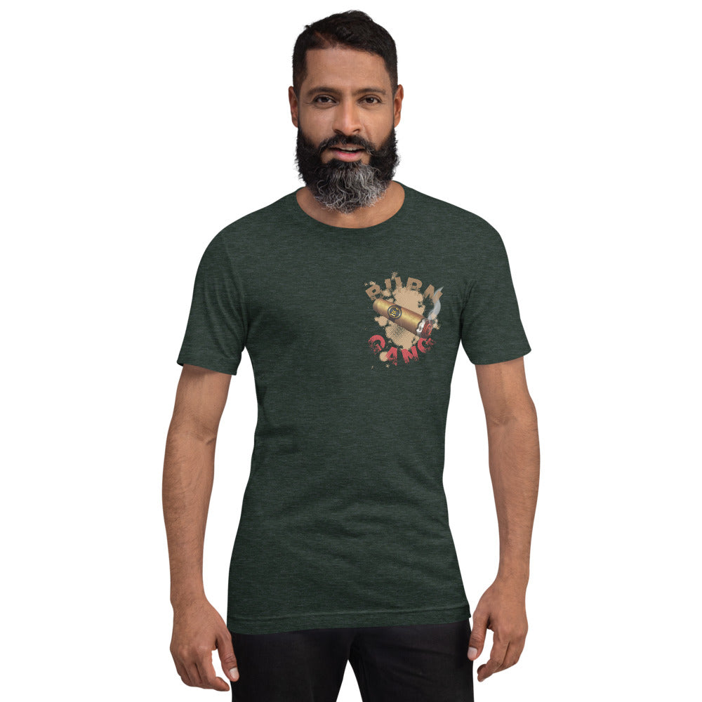 BURN GANG Oversized Cigar Short-Sleeve Unisex T-Shirt