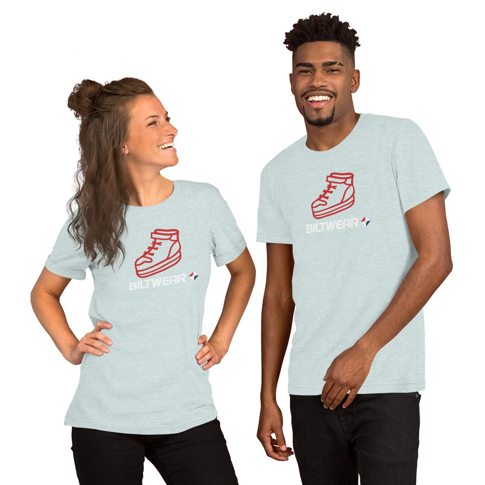 BILTWEAR Old School Sneaker Short-Sleeve Unisex T-Shirt