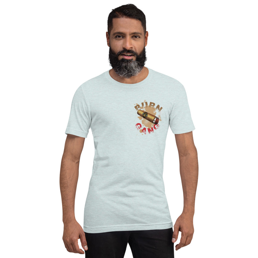 BURN GANG Oversized Cigar Short-Sleeve Unisex T-Shirt