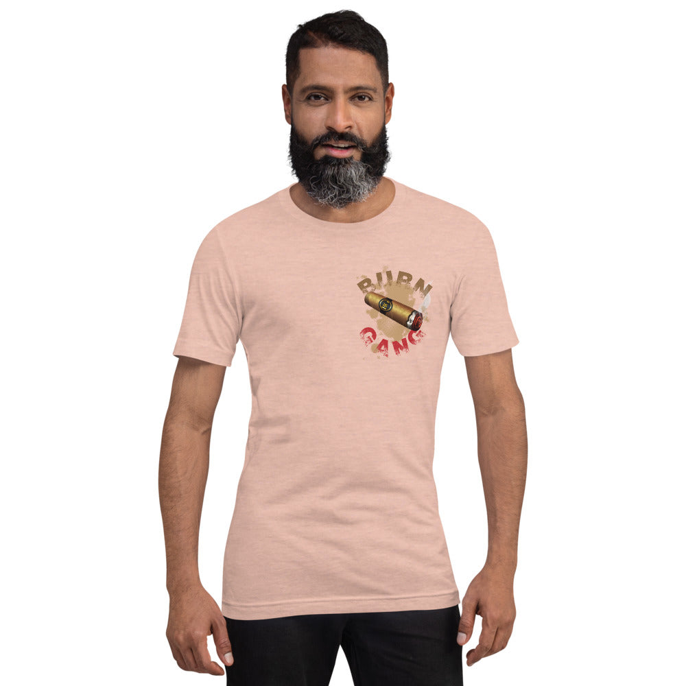 BURN GANG Oversized Cigar Short-Sleeve Unisex T-Shirt