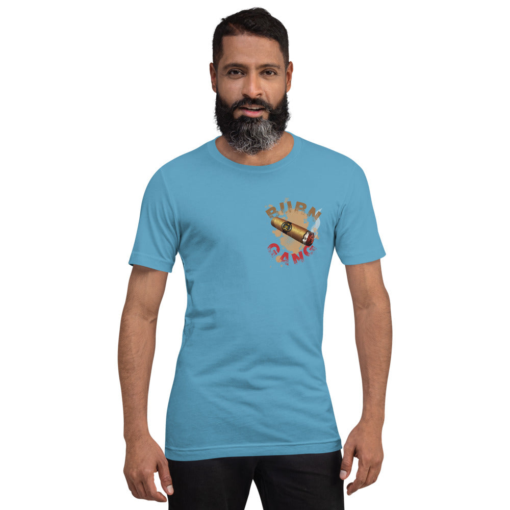 BURN GANG Oversized Cigar Short-Sleeve Unisex T-Shirt