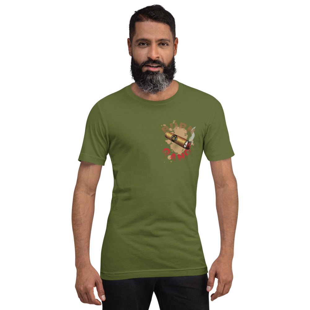 BURN GANG Oversized Cigar Short-Sleeve Unisex T-Shirt