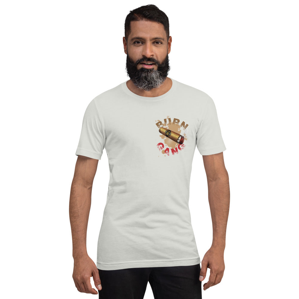 BURN GANG Oversized Cigar Short-Sleeve Unisex T-Shirt