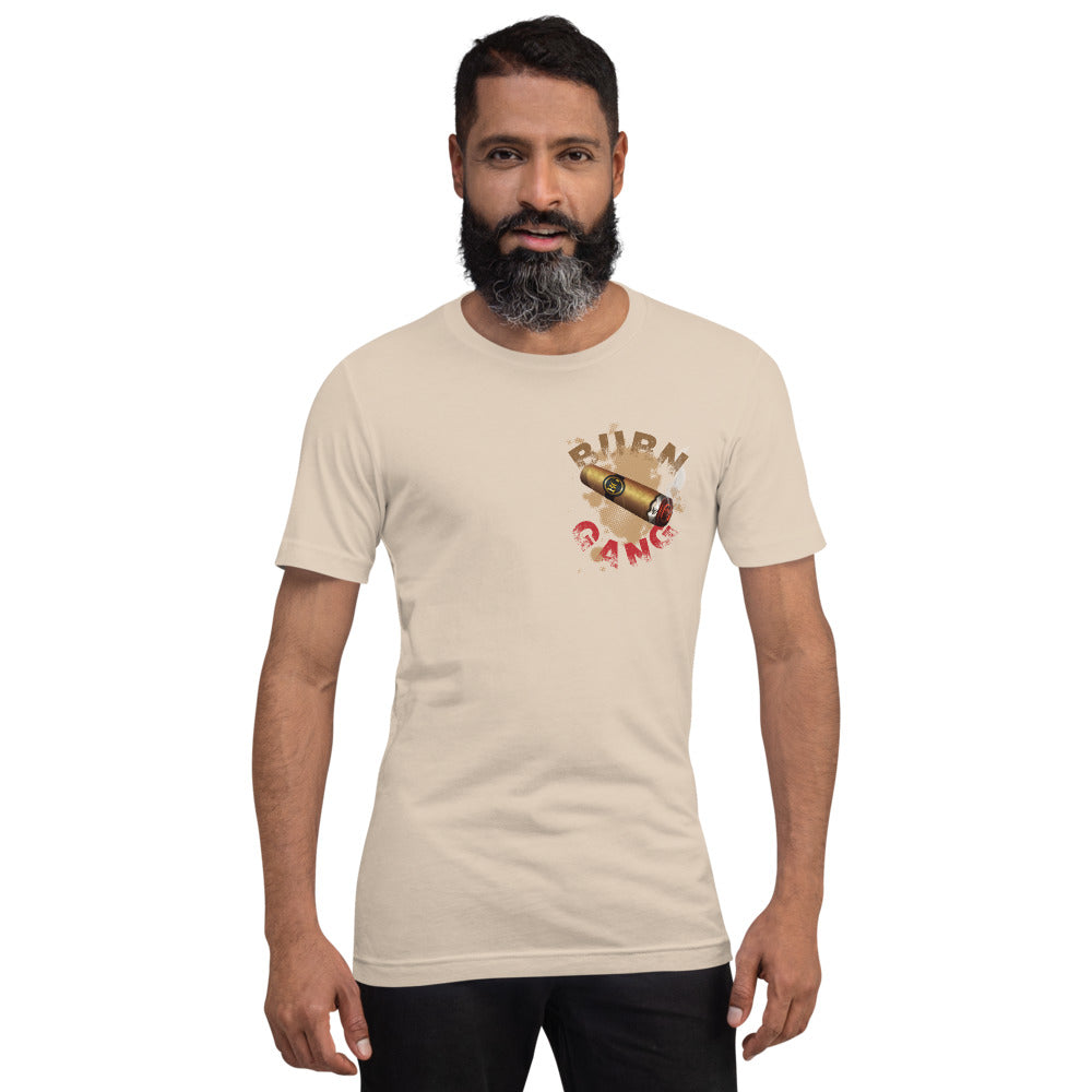 BURN GANG Oversized Cigar Short-Sleeve Unisex T-Shirt