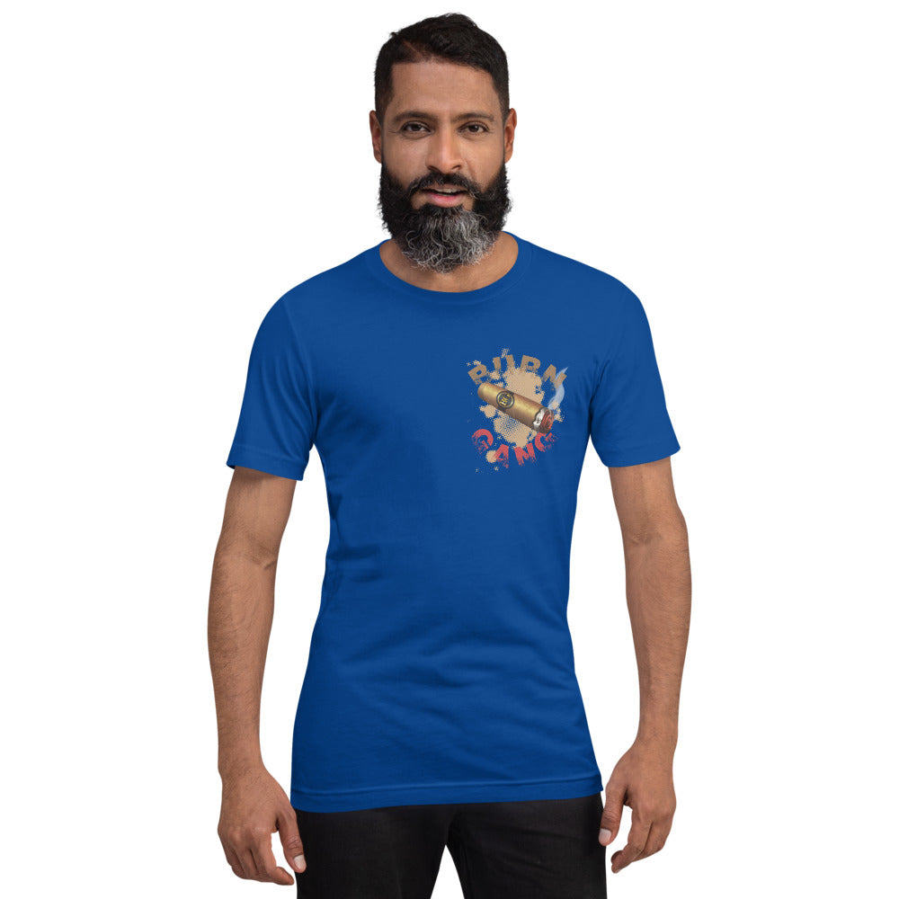 BURN GANG Oversized Cigar Short-Sleeve Unisex T-Shirt