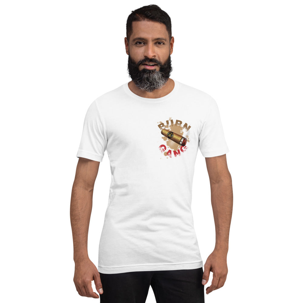 BURN GANG Oversized Cigar Short-Sleeve Unisex T-Shirt